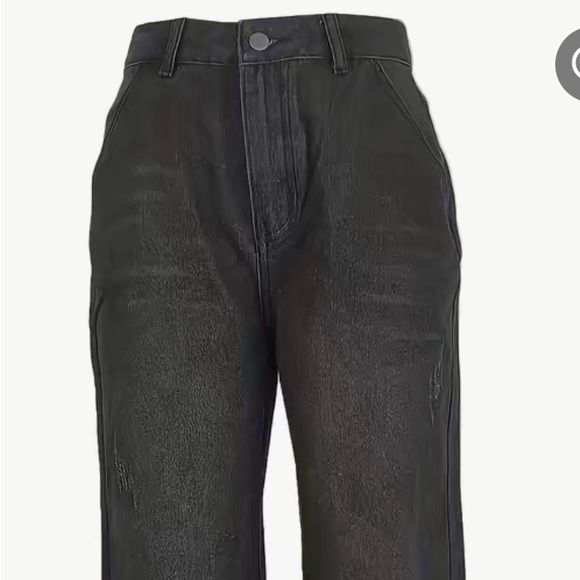 Retro Style Loose Fit Straight Jeans - Picture 1 of 4